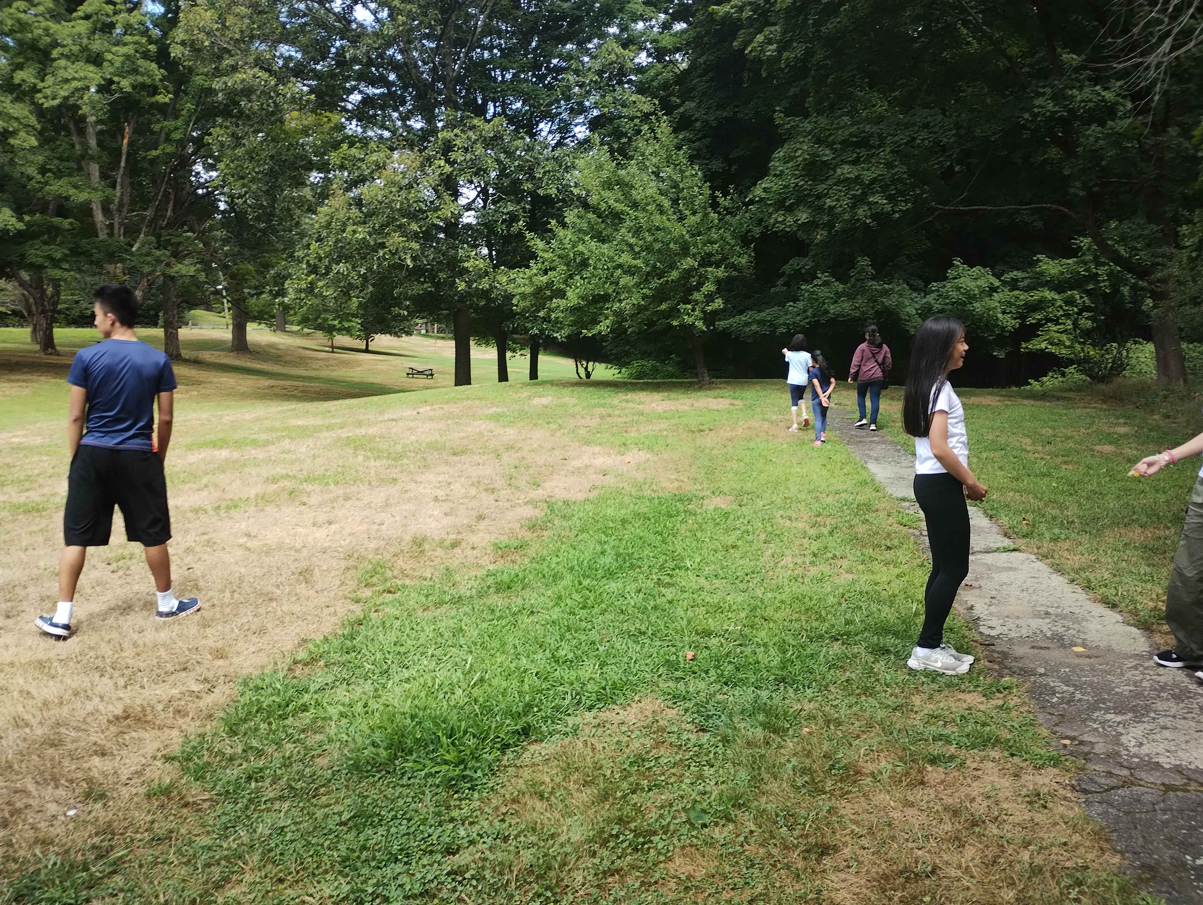 A scavenger hunt during Science Outdoors 2024